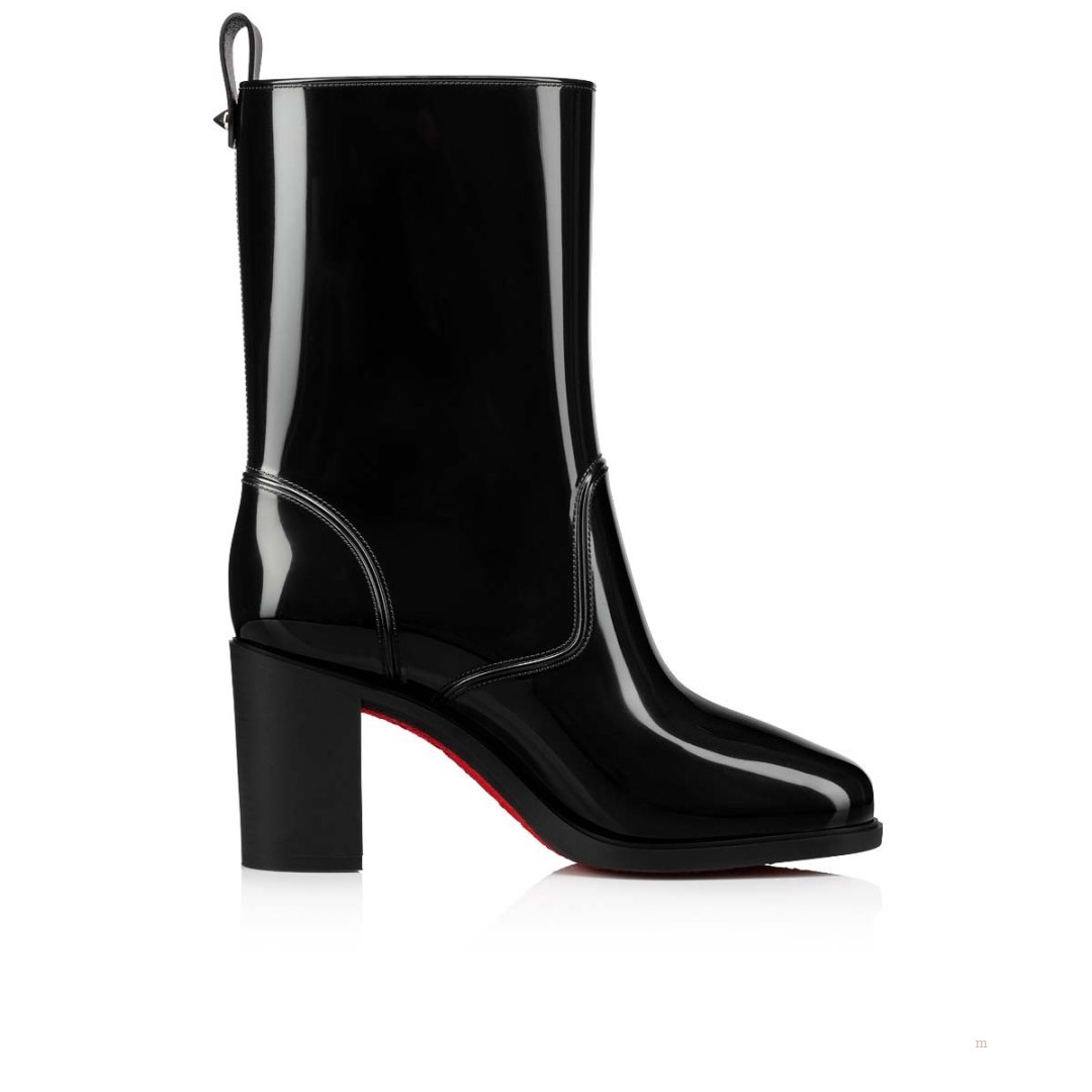 Christian Louboutin Loubirain Women's Rain Boots Black | YEXUMG706