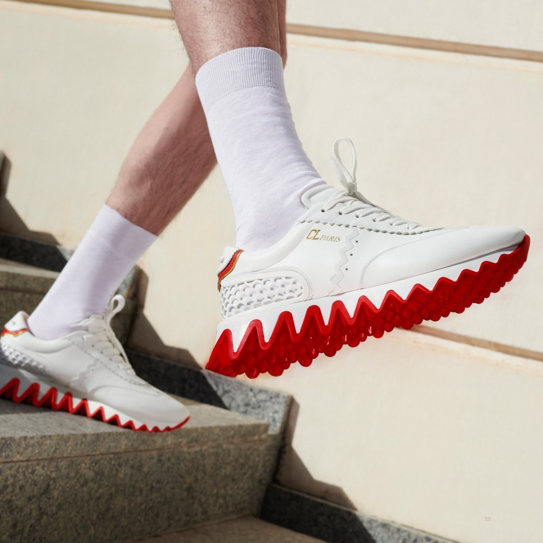 Christian Louboutin Loubishark Men's Sneakers White | GFDEBC156