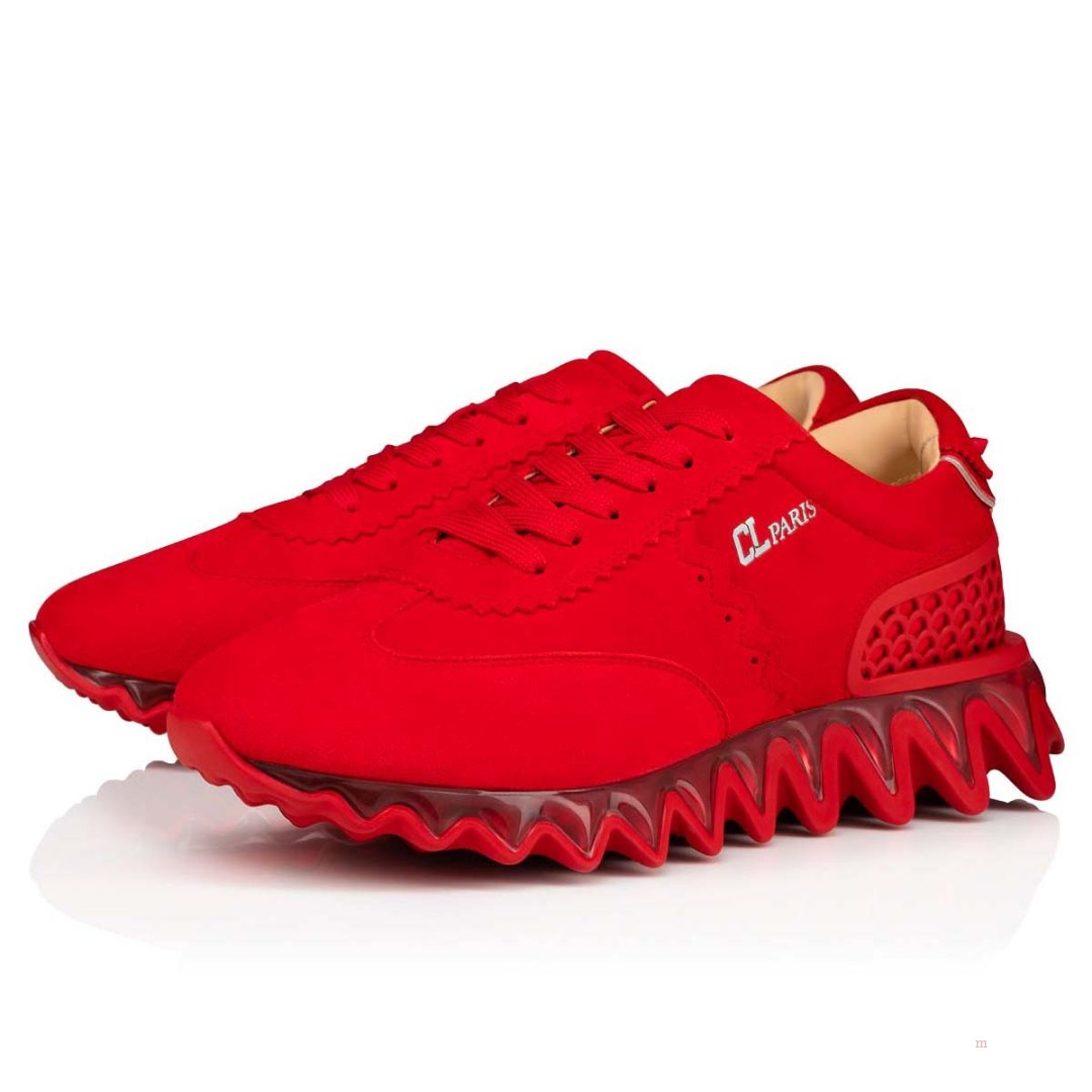 Christian Louboutin Loubishark Men's Sneakers Red | ZVNBMA403