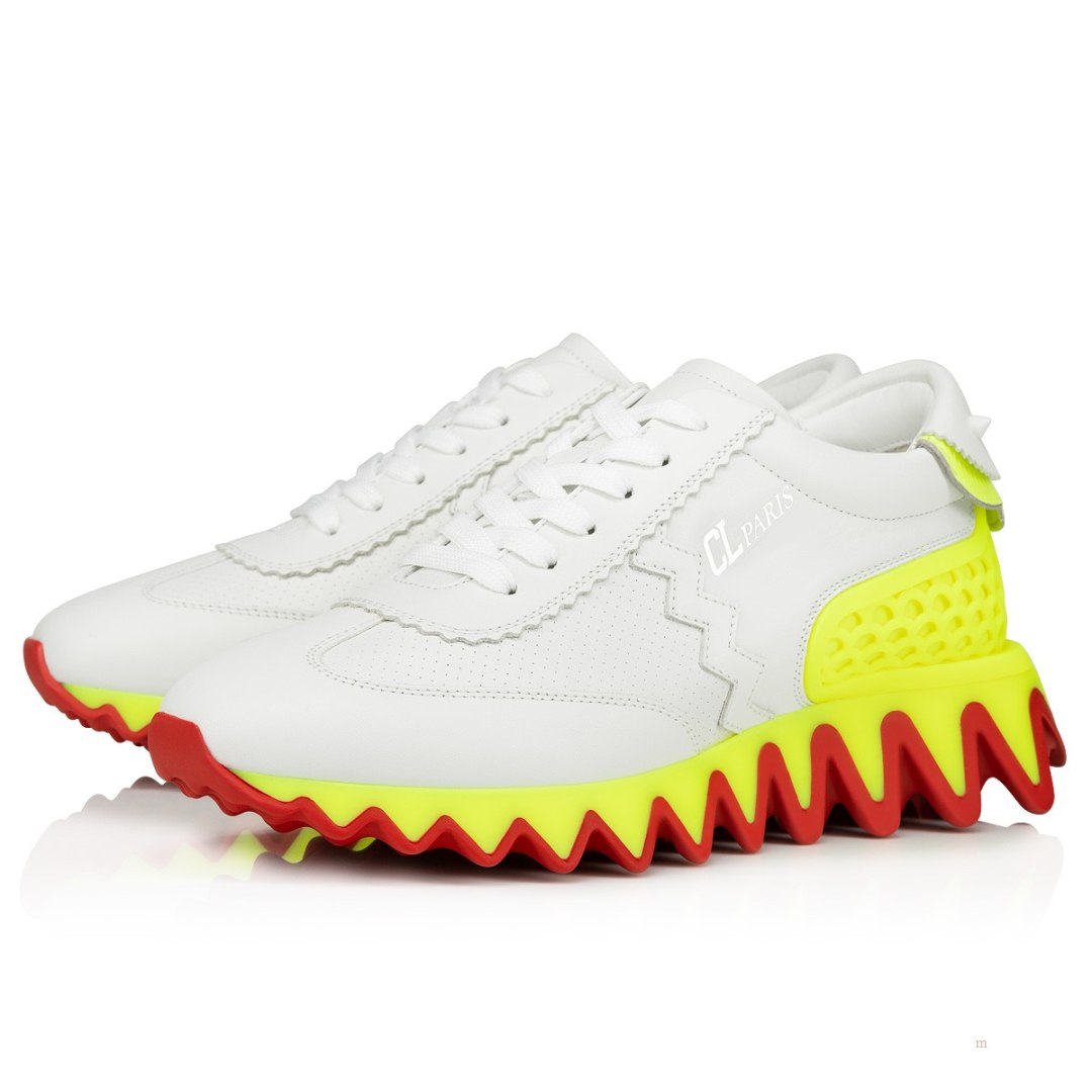 Christian Louboutin Loubishark Women\'s Sneakers Yellow | KBUXWF547