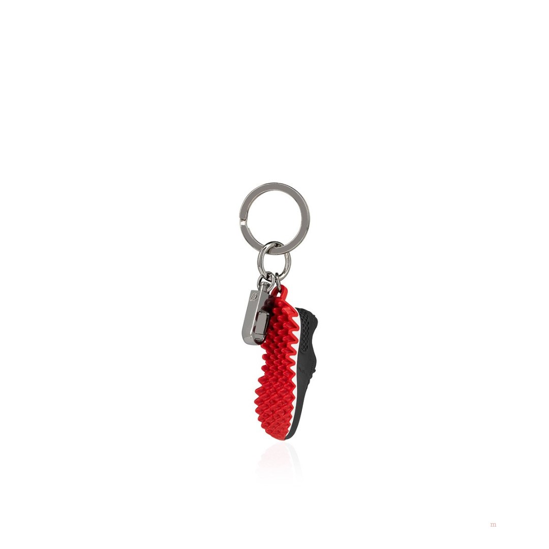 Christian Louboutin Loubishark keyring Men's Keyring Black | NQRMCF917