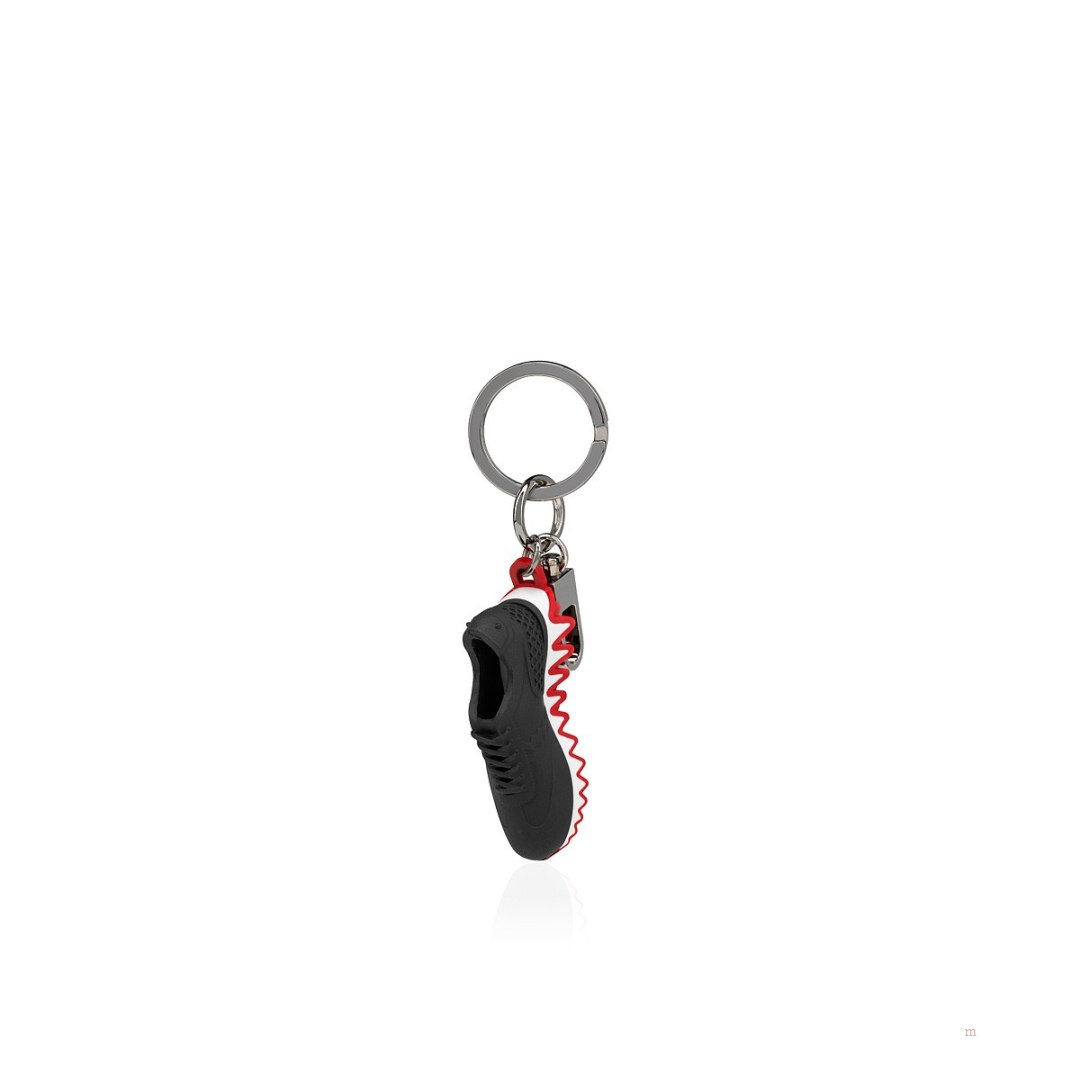 Christian Louboutin Loubishark keyring Men\'s Keyring Black | NQRMCF917