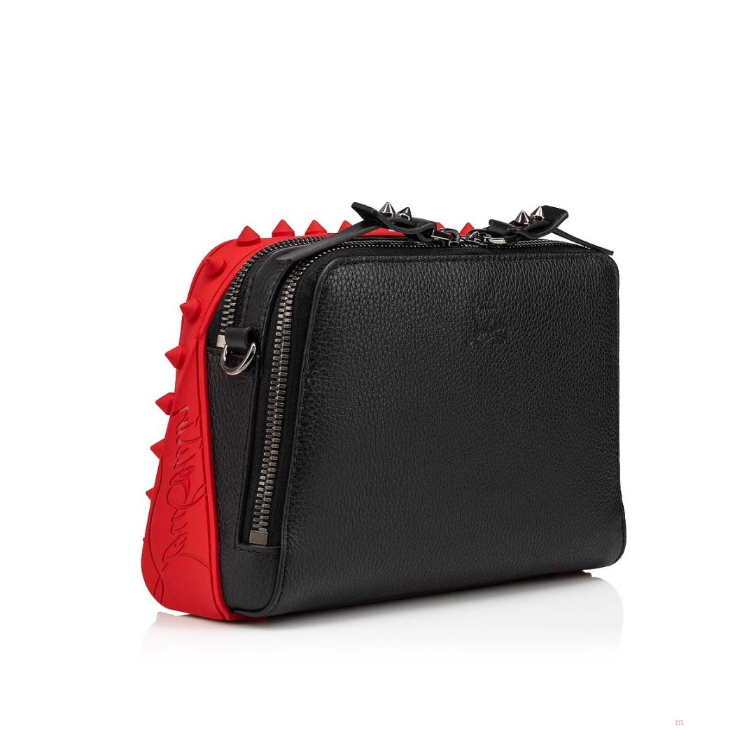 Christian Louboutin Loubitown Men's Messenger Bag Black | QPZOEN091