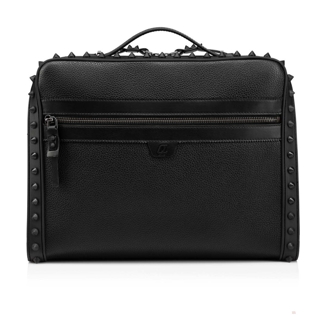 Christian Louboutin Loubitown large Men's Messenger Bag Black | FZRLXU175