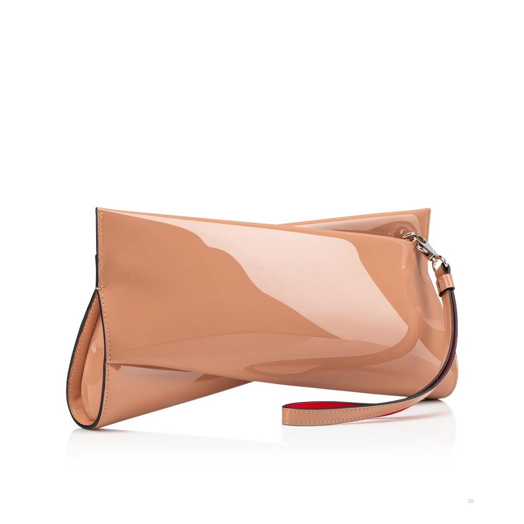 Christian Louboutin Loubitwist Women's Clutch Bag Beige | DYMQEN826