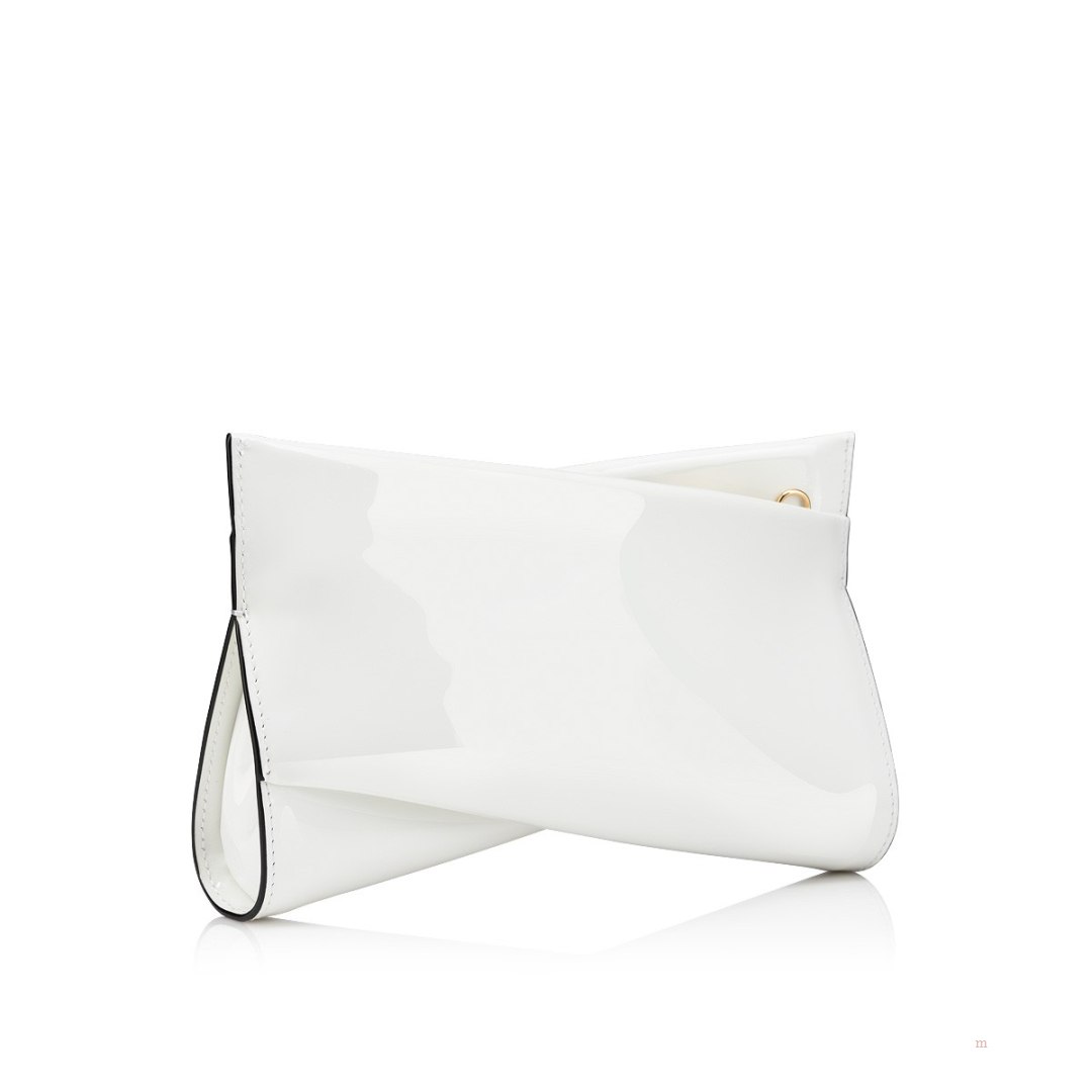 Christian Louboutin Loubitwist small Women's Clutch Bag White | KRGCYO651