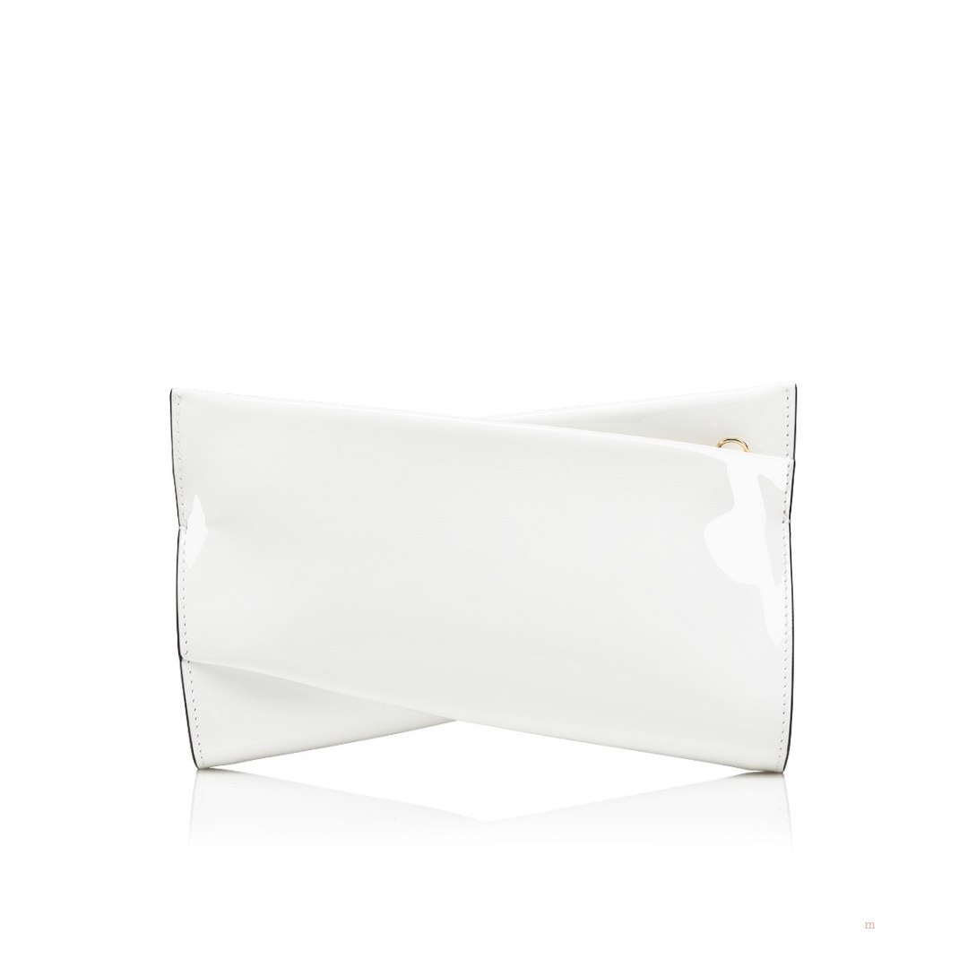 Christian Louboutin Loubitwist small Women's Clutch Bag White | KRGCYO651