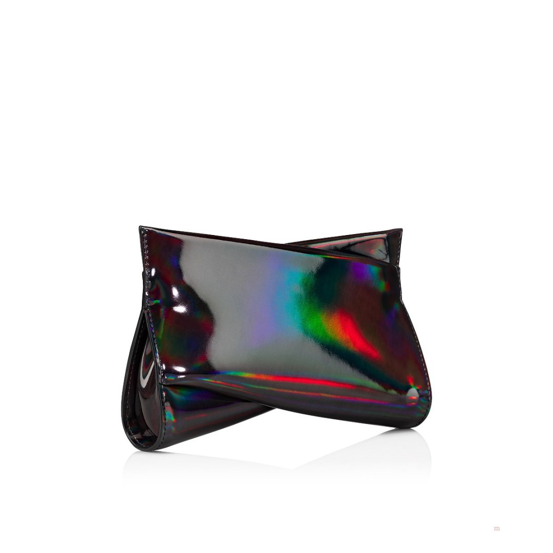 Christian Louboutin Loubitwist small Women's Clutch Bag Black | QMJRHK165