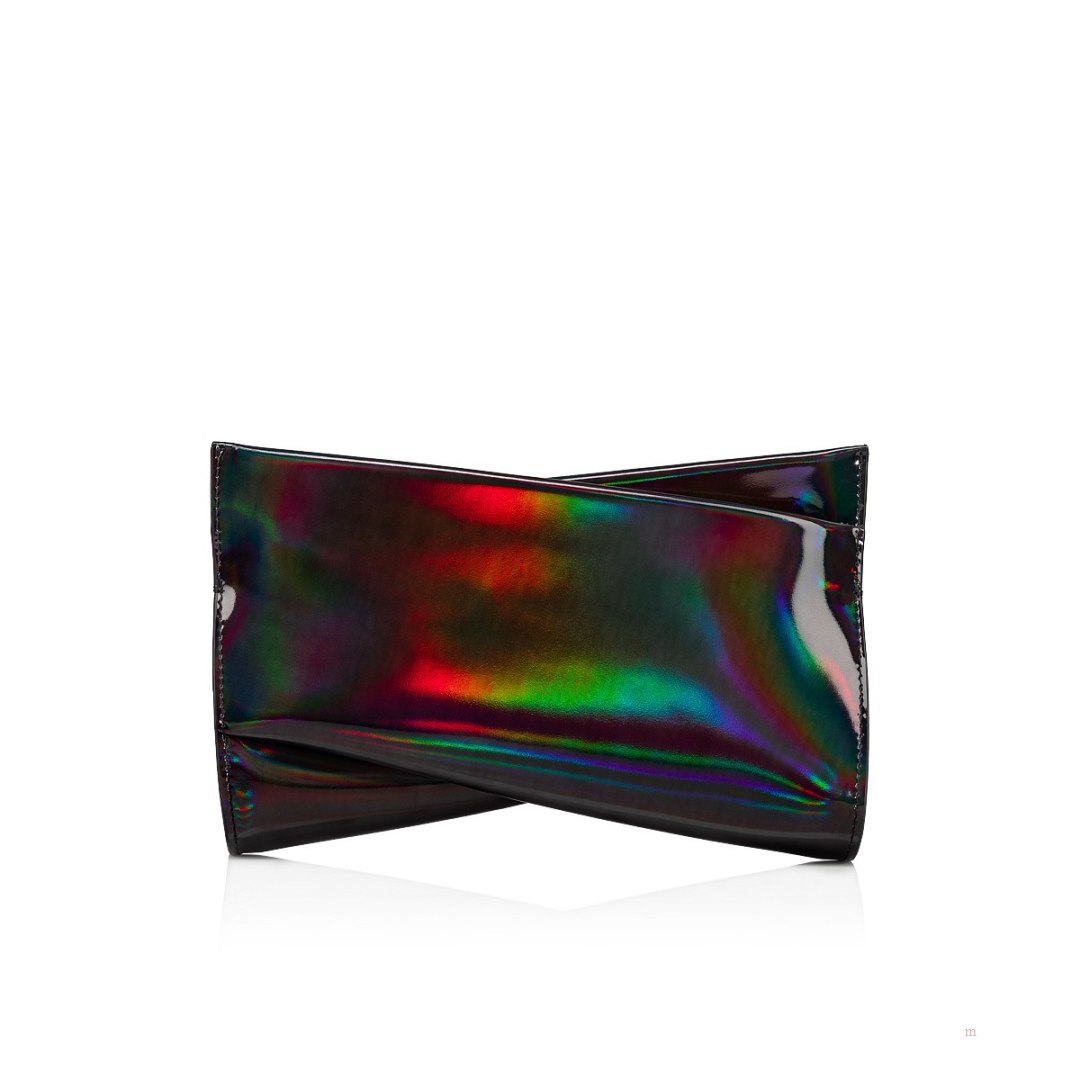 Christian Louboutin Loubitwist small Women's Clutch Bag Black | QMJRHK165