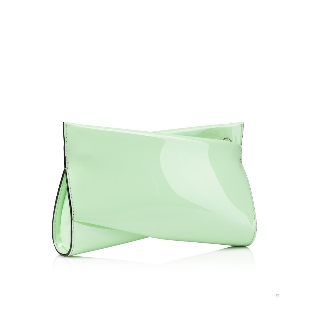 Christian Louboutin Loubitwist small Women's Clutch Bag Green | YDKLEF614