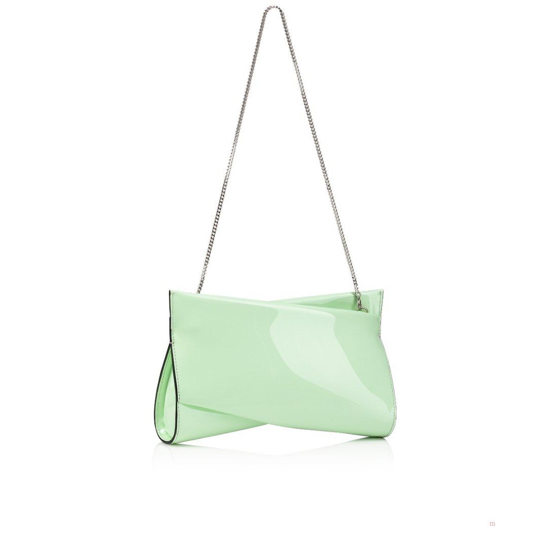 Christian Louboutin Loubitwist small Women's Clutch Bag Green | YDKLEF614