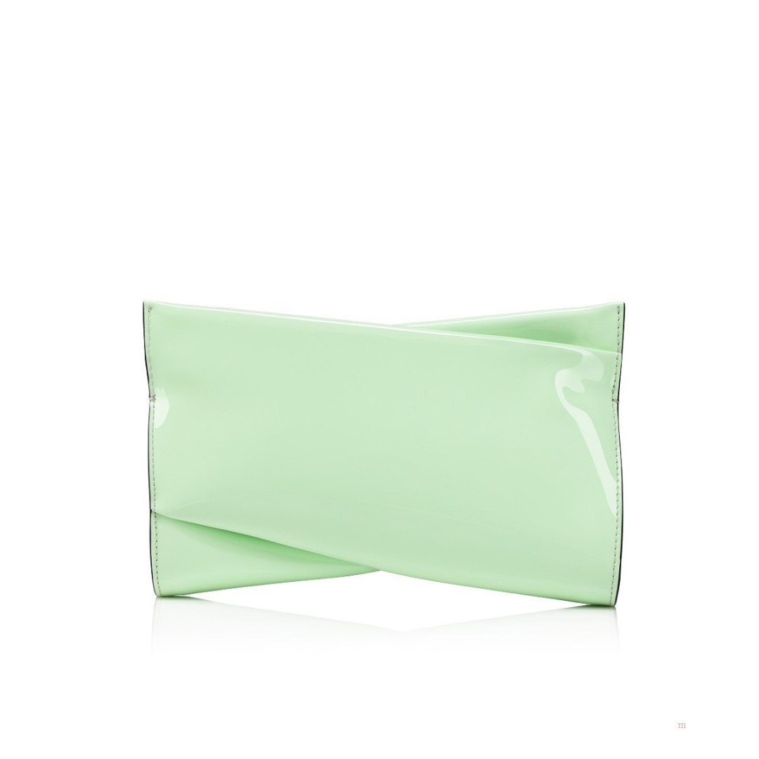 Christian Louboutin Loubitwist small Women's Clutch Bag Green | YDKLEF614