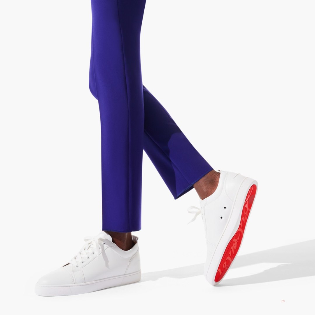 Christian Louboutin Louis Junior Men\'s Sneakers White | KLWQMY948