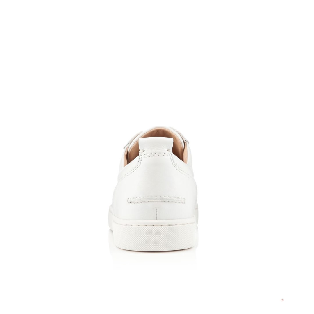 Christian Louboutin Louis Junior Spikes Men's Sneakers White | GERCJX842