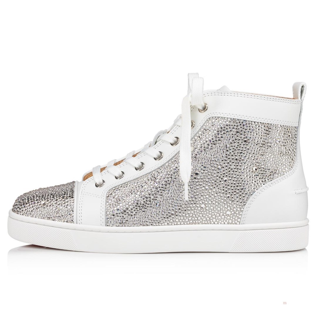 Christian Louboutin Louis Men's High Top Sneakers White | FXSLVG129