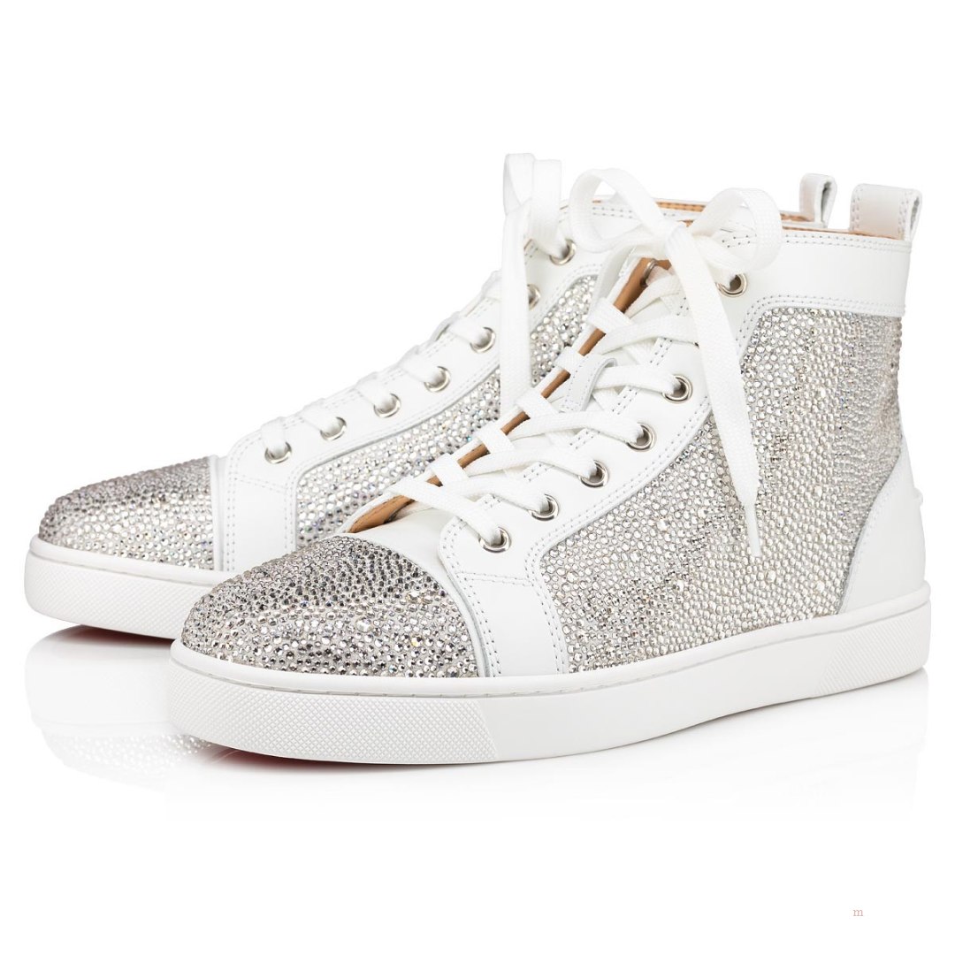 Christian Louboutin Louis Men\'s High Top Sneakers White | FXSLVG129