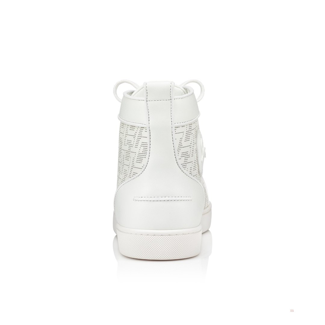 Christian Louboutin Louis Men's High Top Sneakers White | KDPQHU623