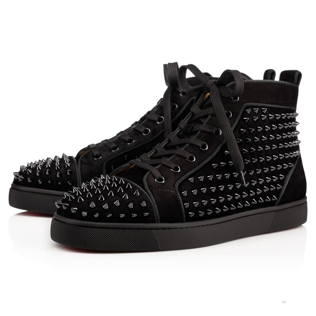 Christian Louboutin Louis Men's Sneakers Black | PZRIFG785