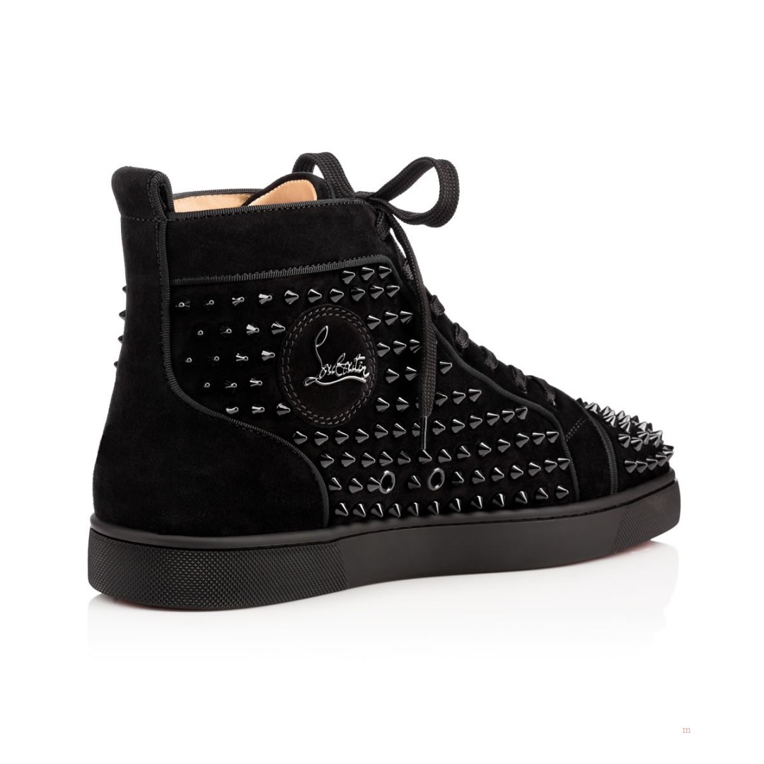 Christian Louboutin Louis Men's Sneakers Black | PZRIFG785