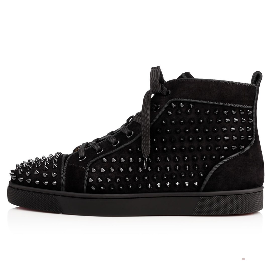 Christian Louboutin Louis Men's Sneakers Black | PZRIFG785