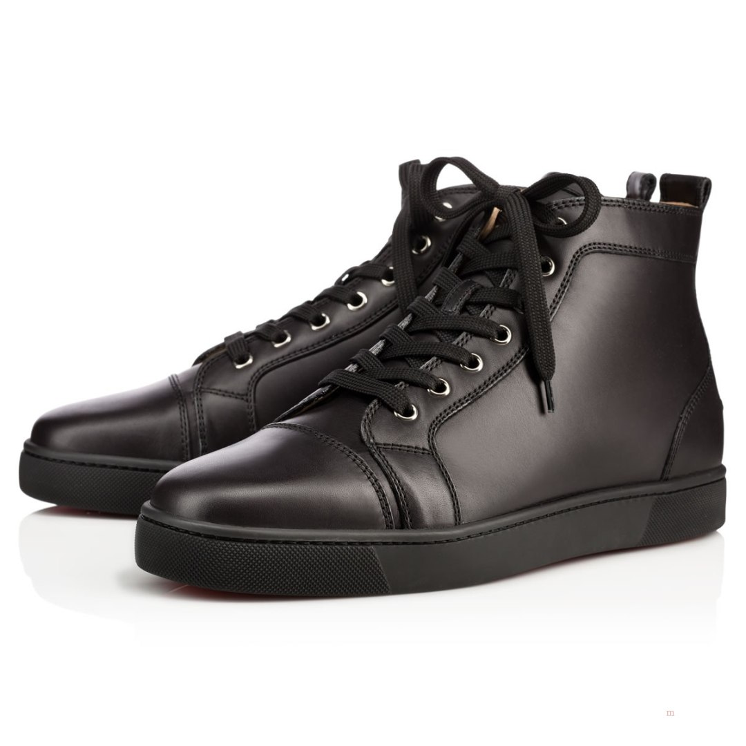 Christian Louboutin Louis Men's Sneakers Black | XJBNFR097