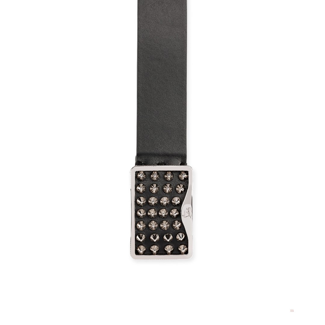 Christian Louboutin Louis belt Men's Belt Black | JBHMRO602