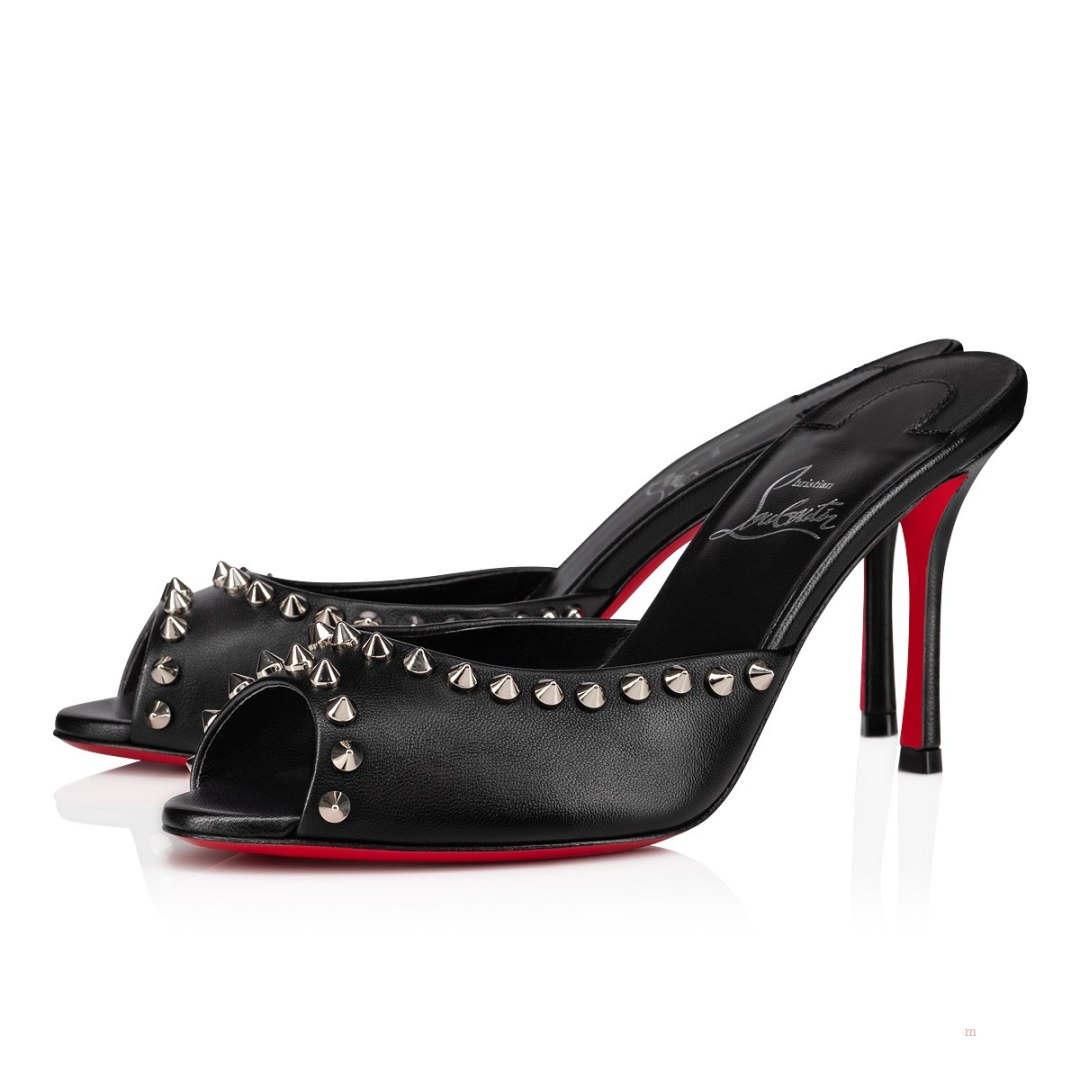 Christian Louboutin Me Dolly Spike Women's Sandals Black | EJHVPL203