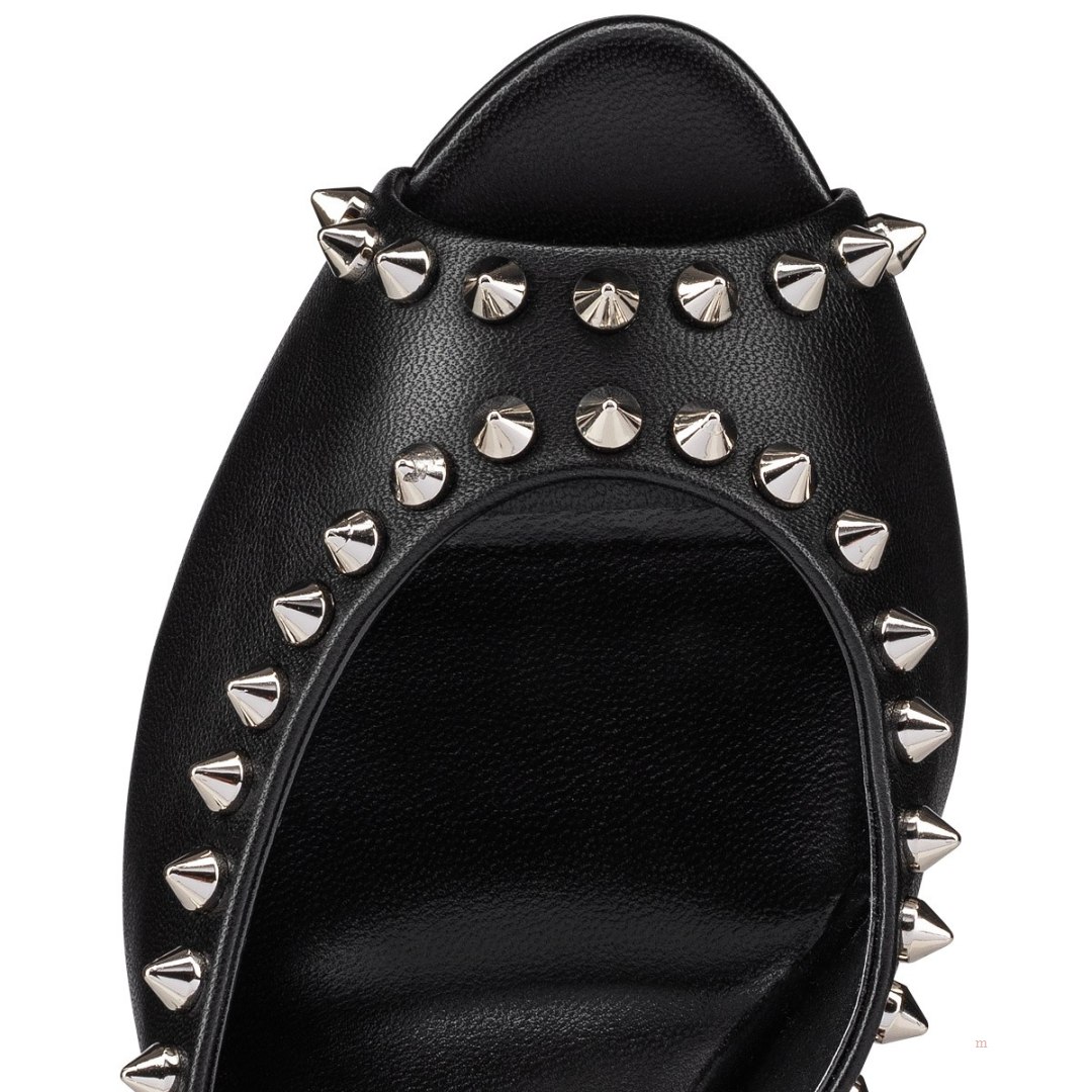 Christian Louboutin Me Dolly Spike Women's Sandals Black | EJHVPL203