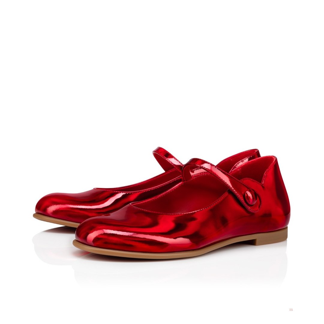 Christian Louboutin Melodie Chick Girls\' Ballerinas Red | LUNFBM890