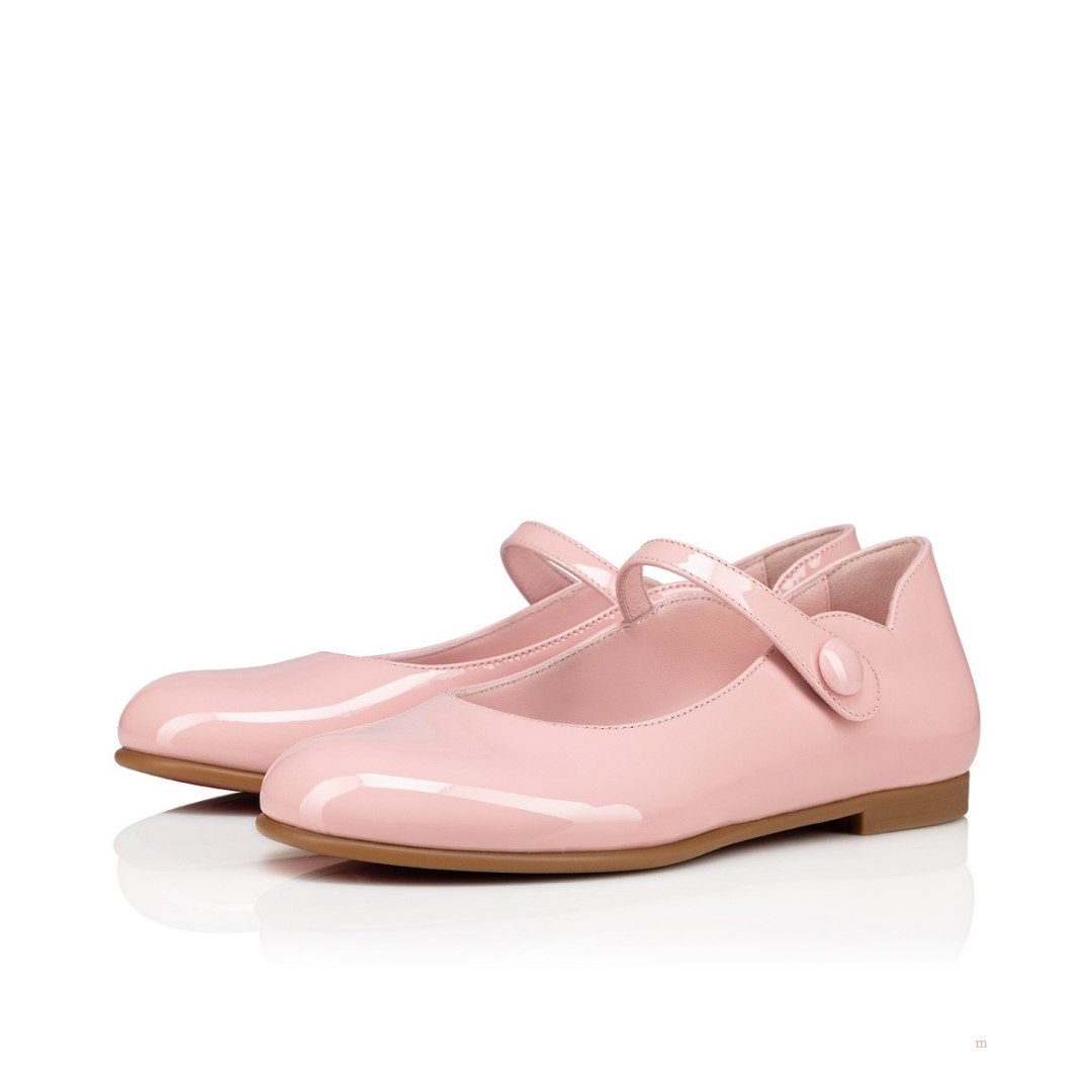 Christian Louboutin Melodie Chick Girls' Ballerinas Pink | UJDRQC317