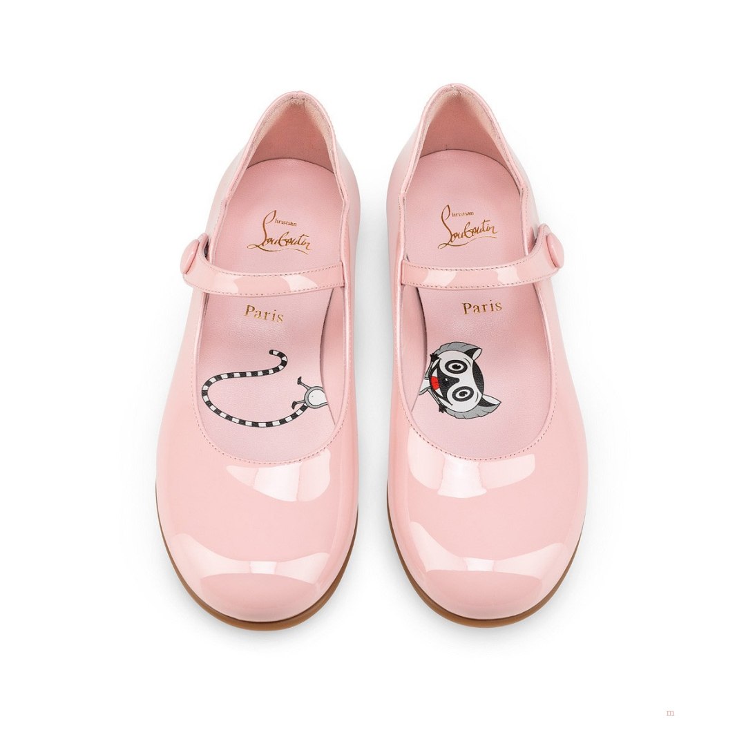 Christian Louboutin Melodie Chick Girls' Ballerinas Pink | UJDRQC317