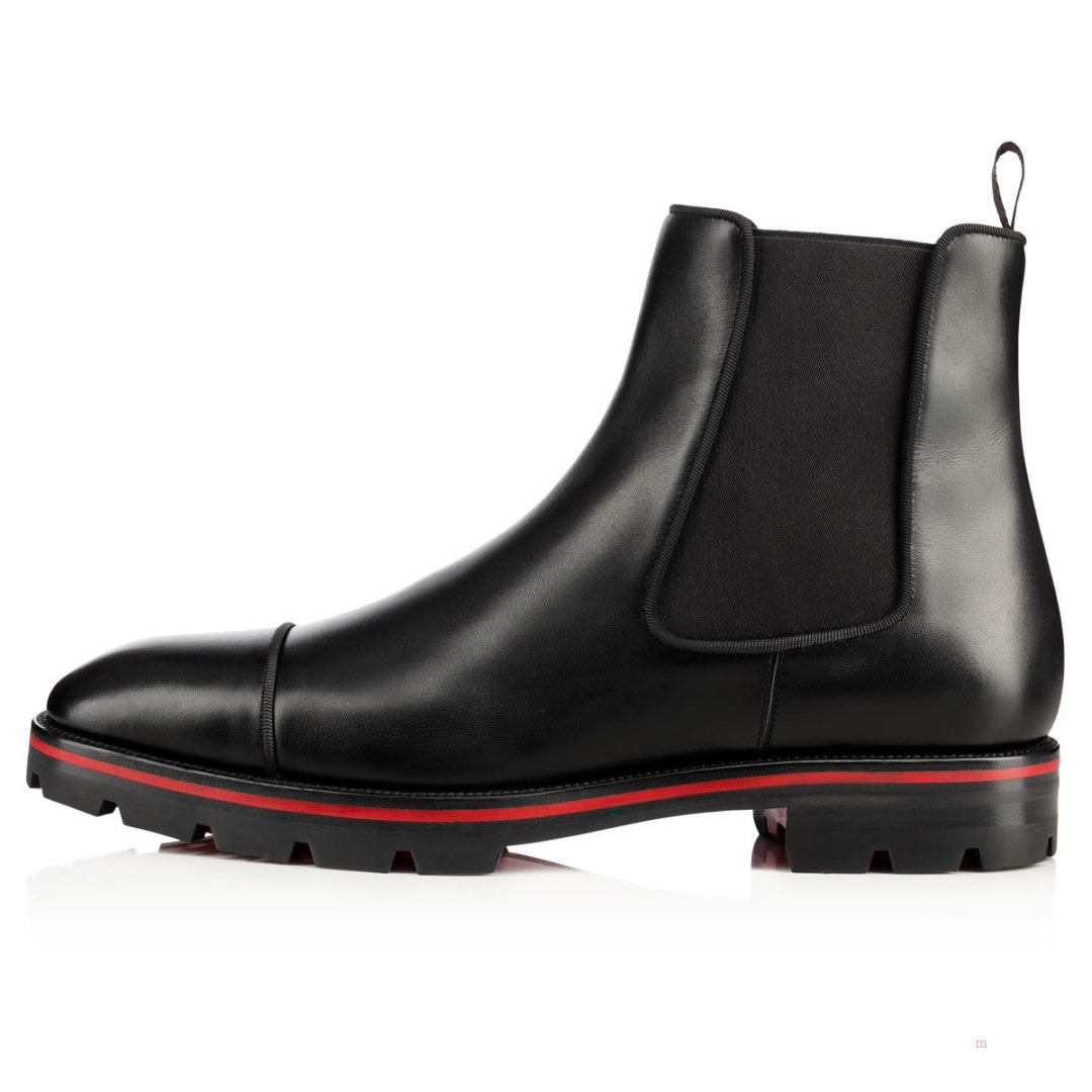 Christian Louboutin Melon Men's Ankle Boots Black | VXGOLB583