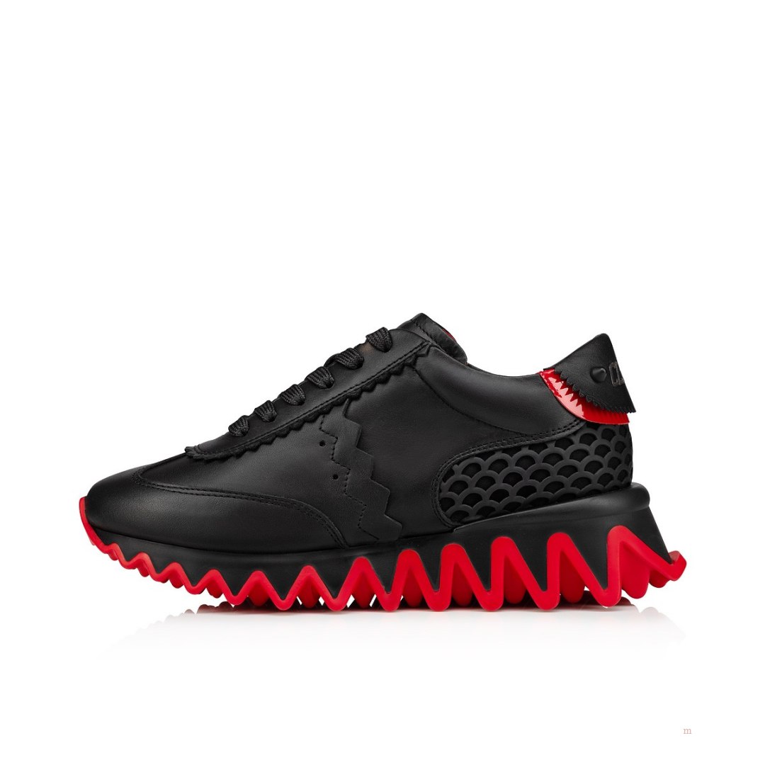 Christian Louboutin Mini Shark Boys' Sneakers Black | HFRDYX389