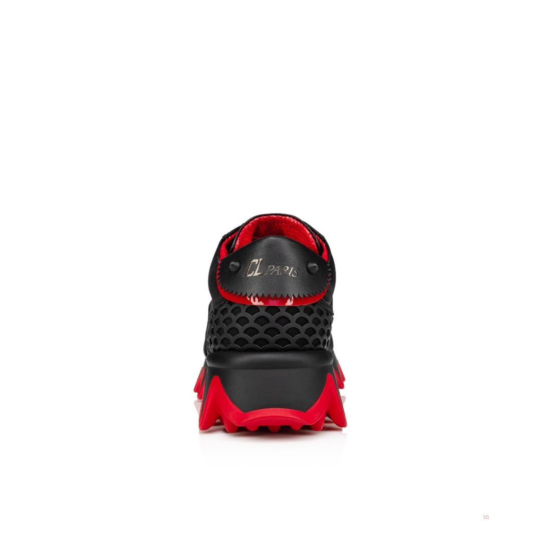 Christian Louboutin Mini Shark Boys' Sneakers Black | HFRDYX389