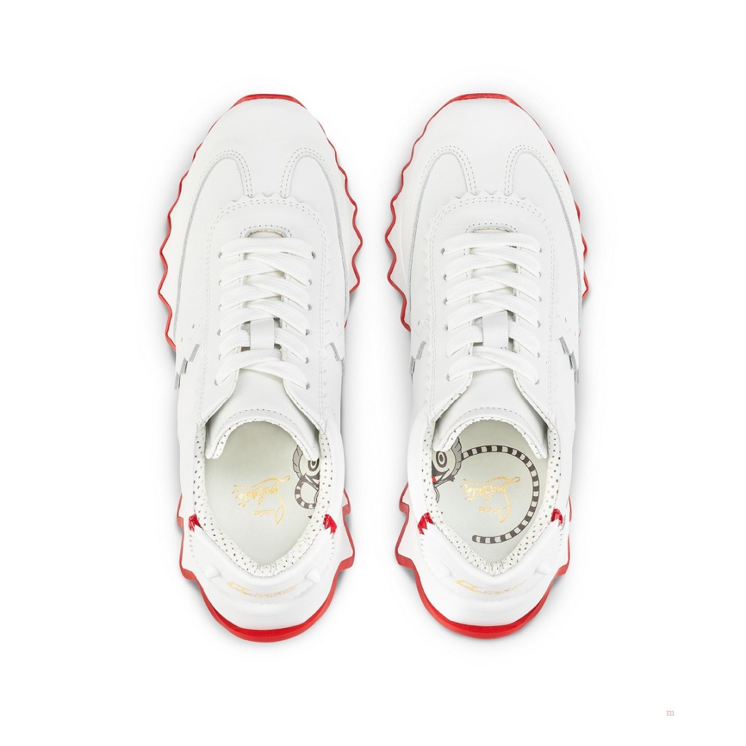 Christian Louboutin Mini Shark Girls' Sneakers White | CKOUGL140