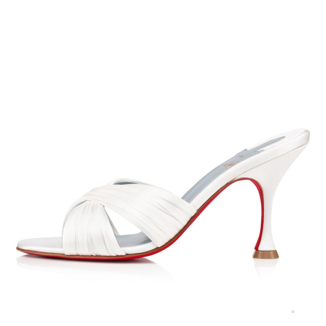 Christian Louboutin Nicol Is Back Women's Mules White | AVMBOP183