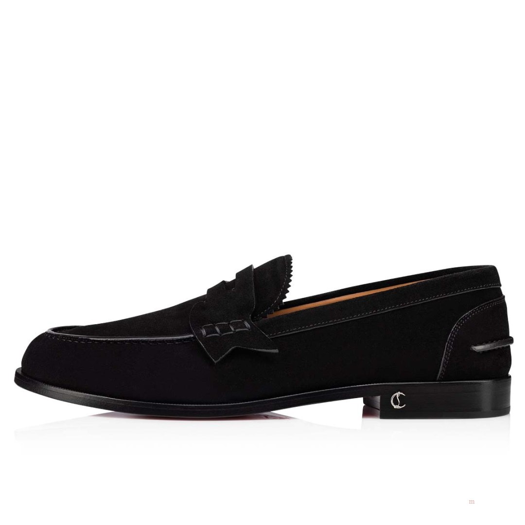 Christian Louboutin No Penny Men's Loafers Black | LOUENX963