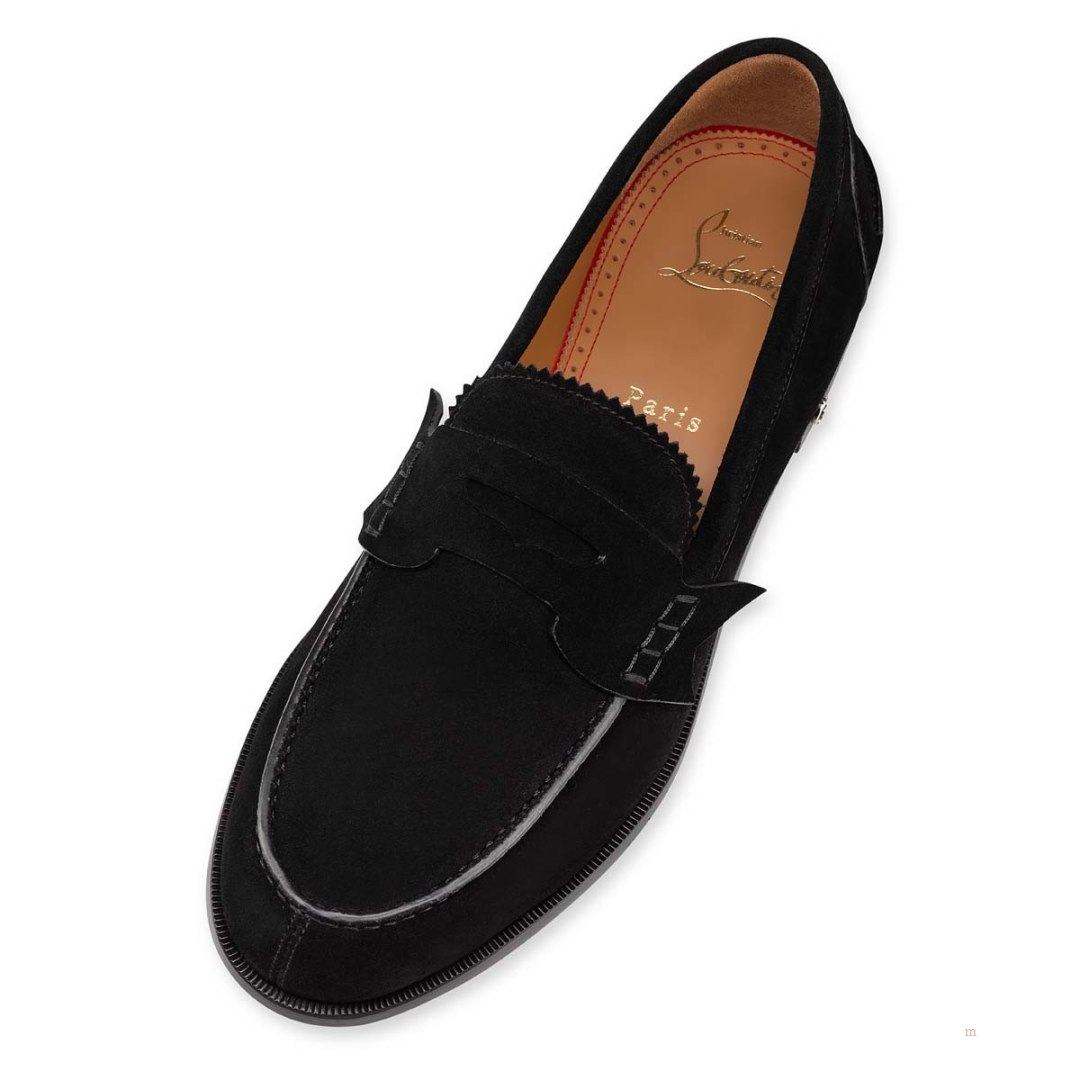 Christian Louboutin No Penny Men's Loafers Black | LOUENX963