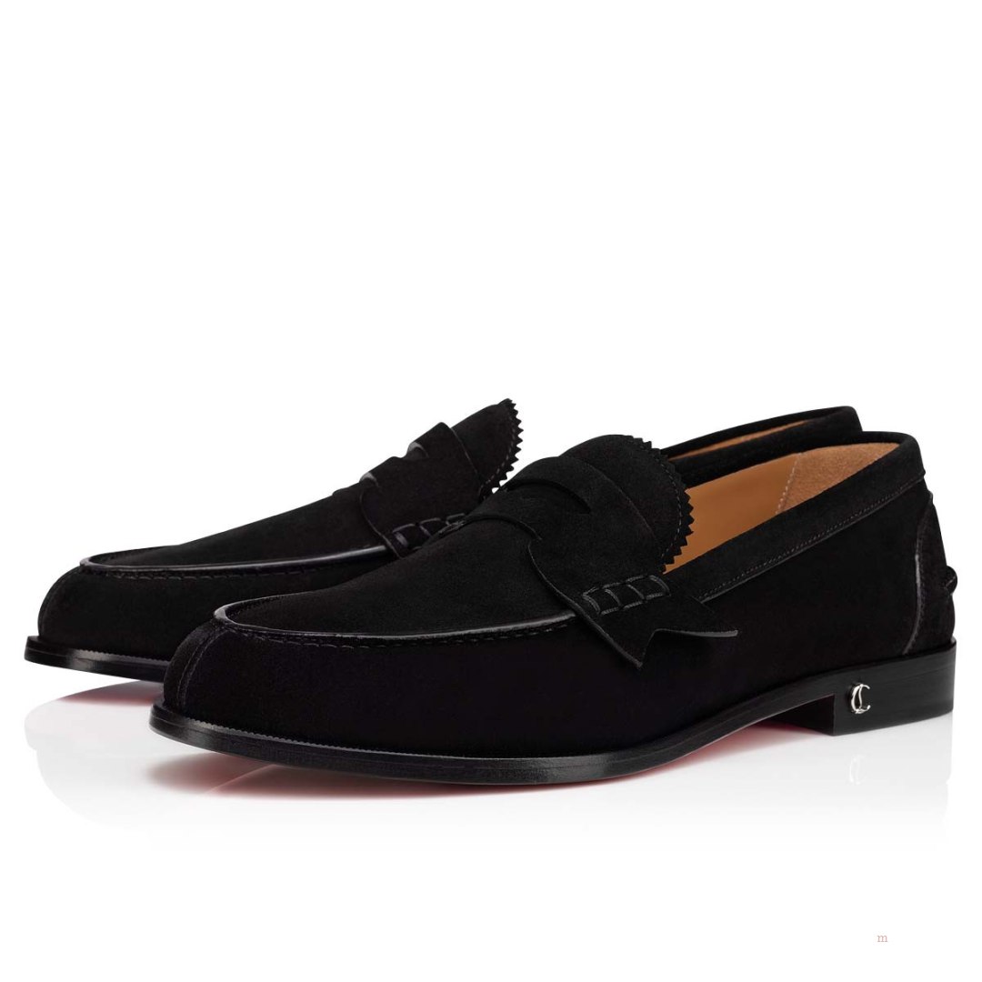 Christian Louboutin No Penny Men\'s Loafers Black | LOUENX963