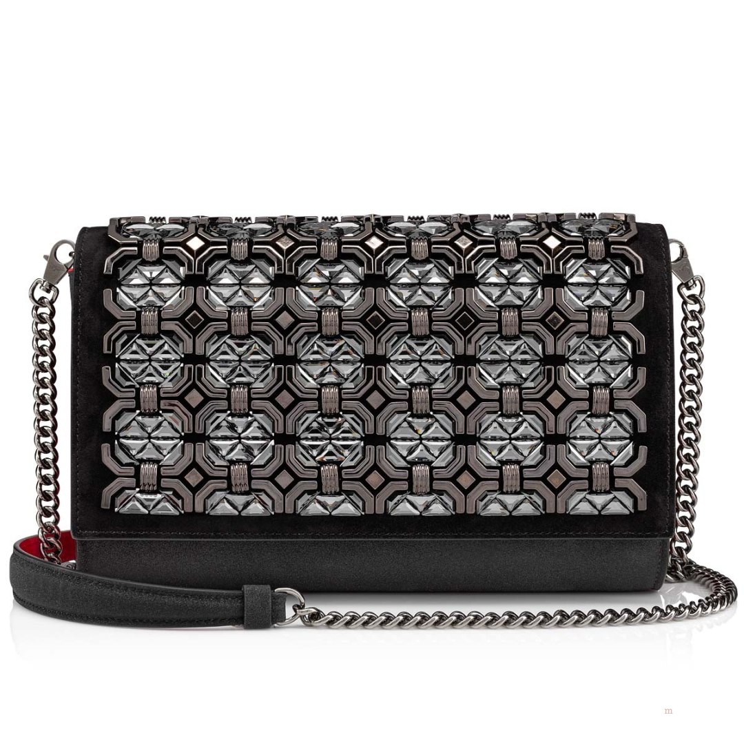 Christian Louboutin Paloma Clutch Women\'s Clutch Bag Black | XMHIOZ502