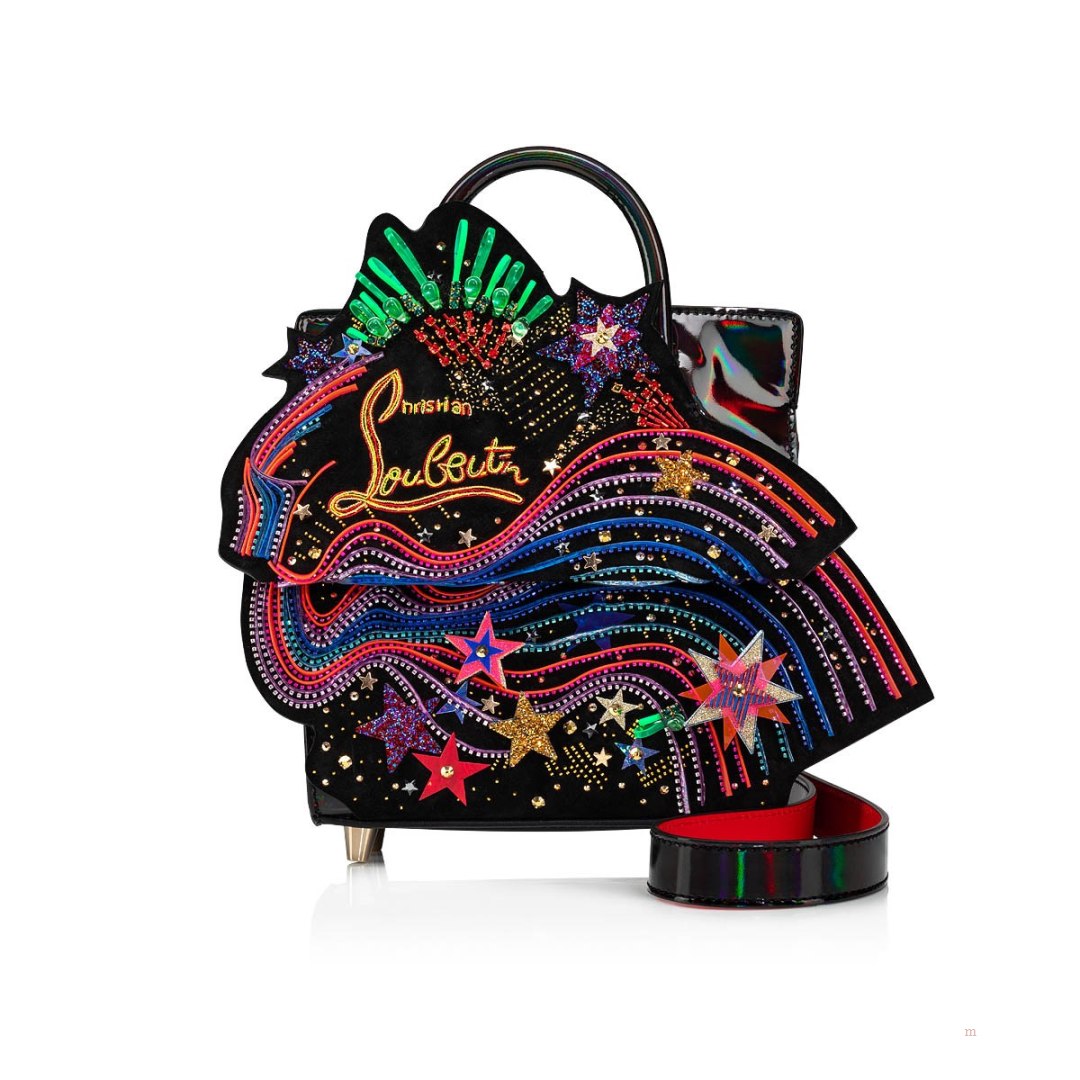 Christian Louboutin Paloma TH mini Women's Handbags Black | LPGURZ704