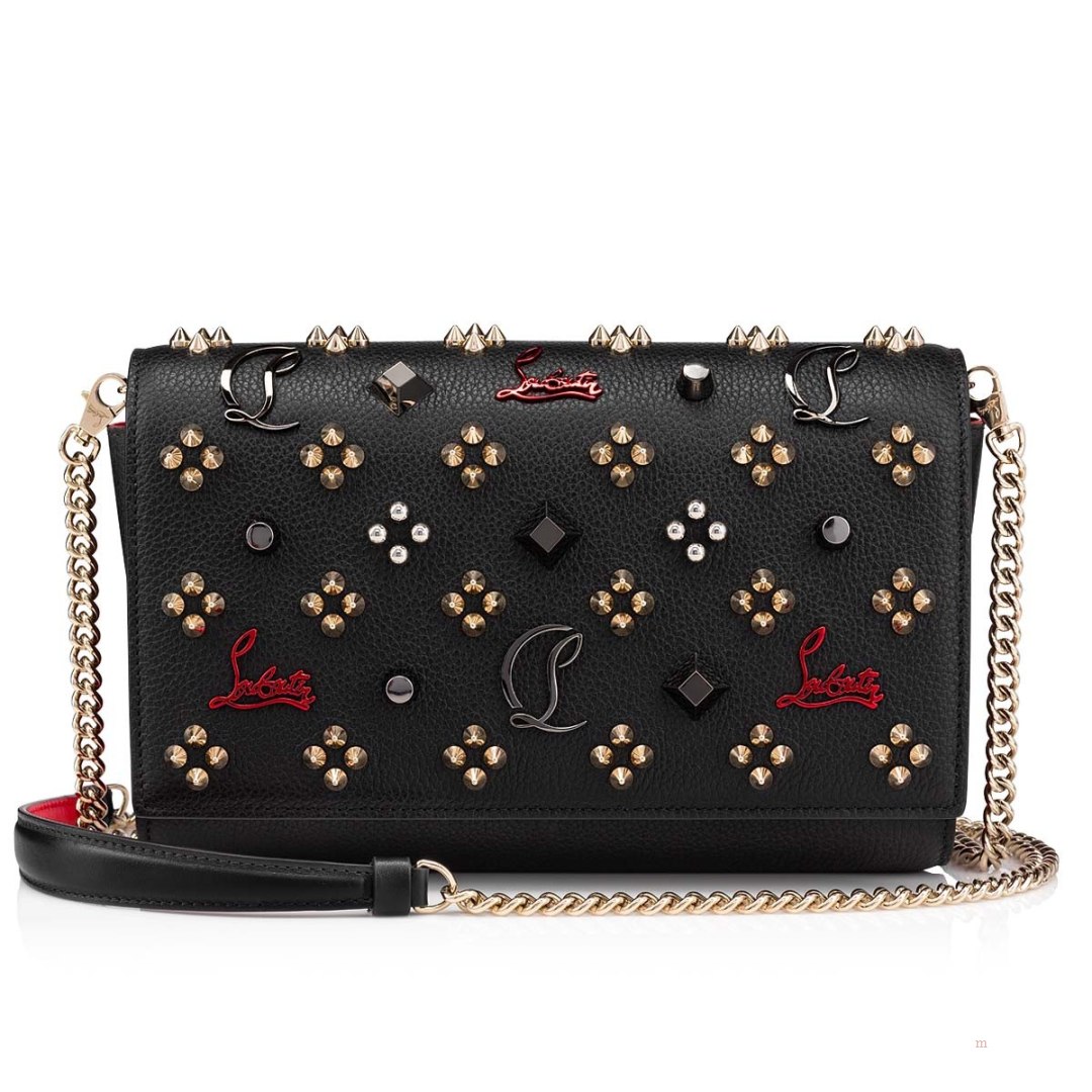 Christian Louboutin Paloma Women\'s Clutch Bag Black | UYXKCD930