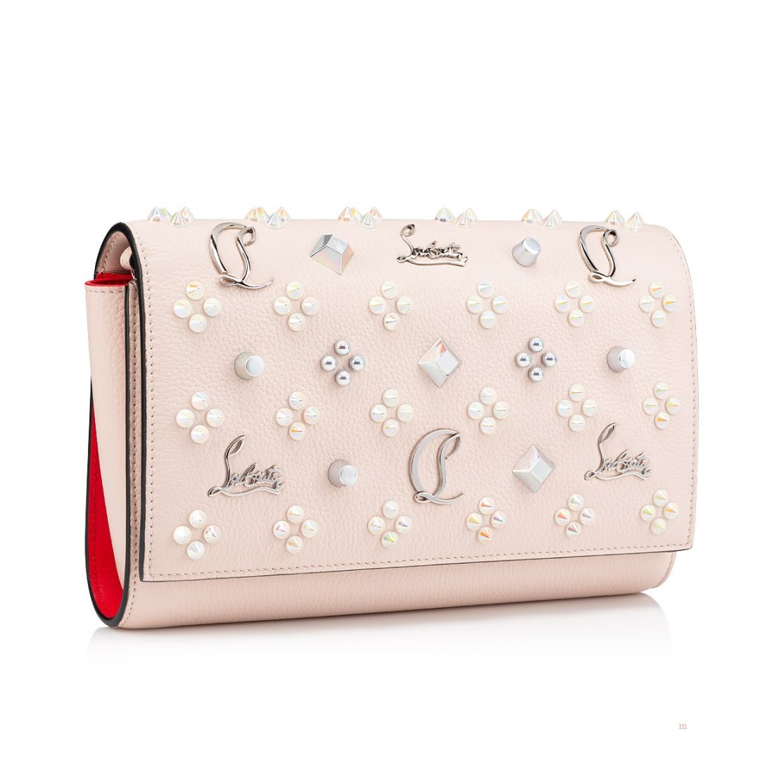 Christian Louboutin Paloma Women's Clutch Bag Beige | VGSCLA637