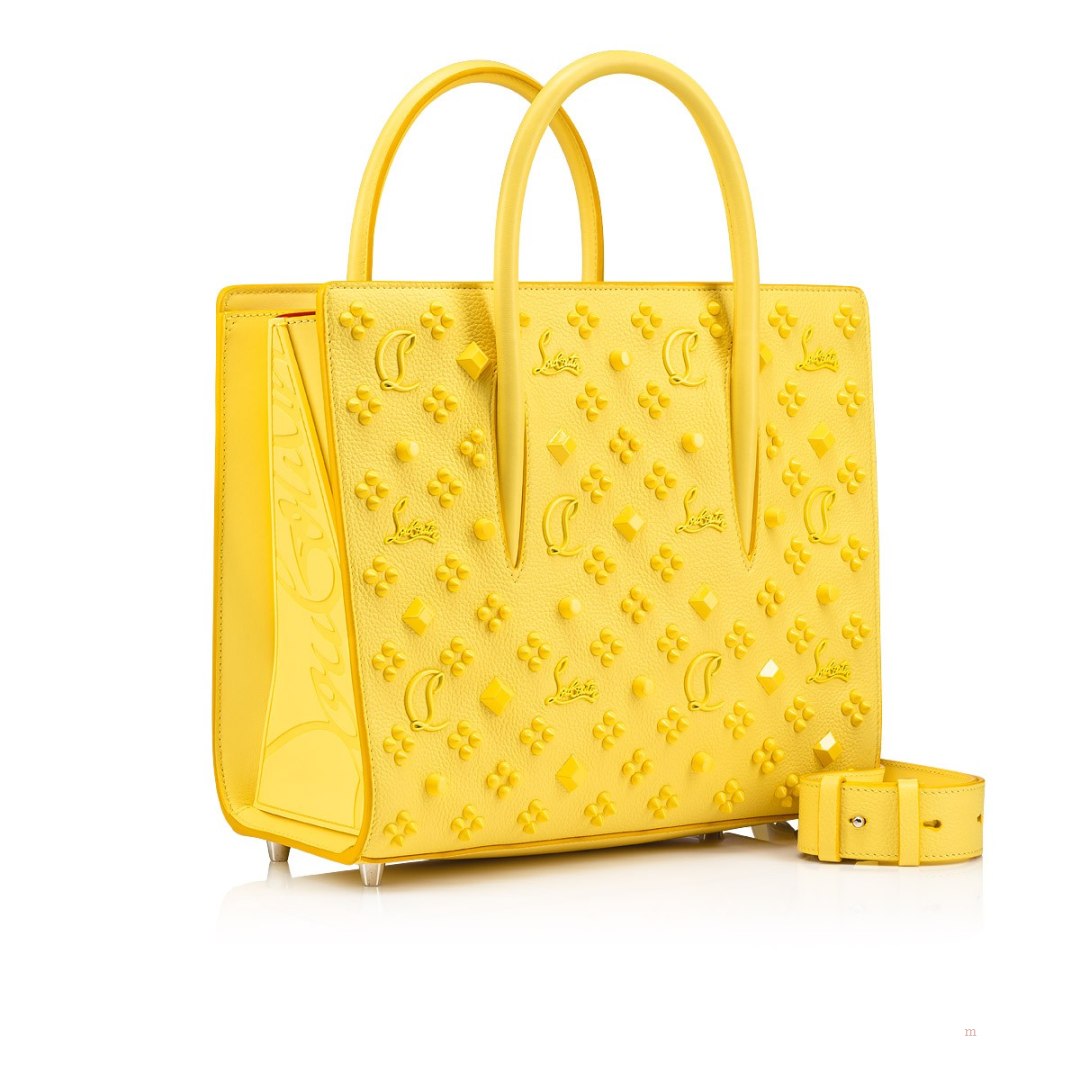 Christian Louboutin Paloma medium Women's Handbags Yellow | CUPLRN167