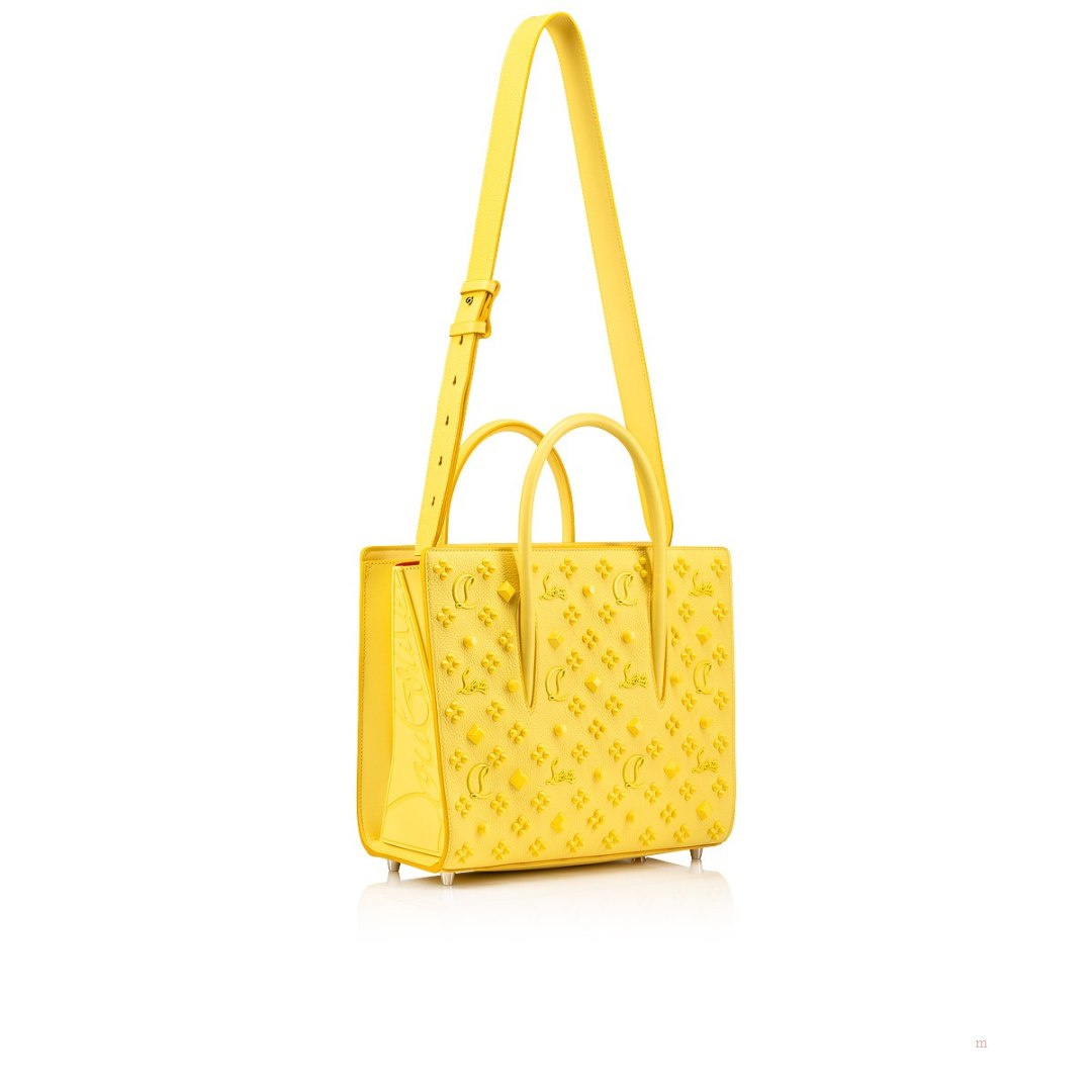 Christian Louboutin Paloma medium Women's Handbags Yellow | CUPLRN167