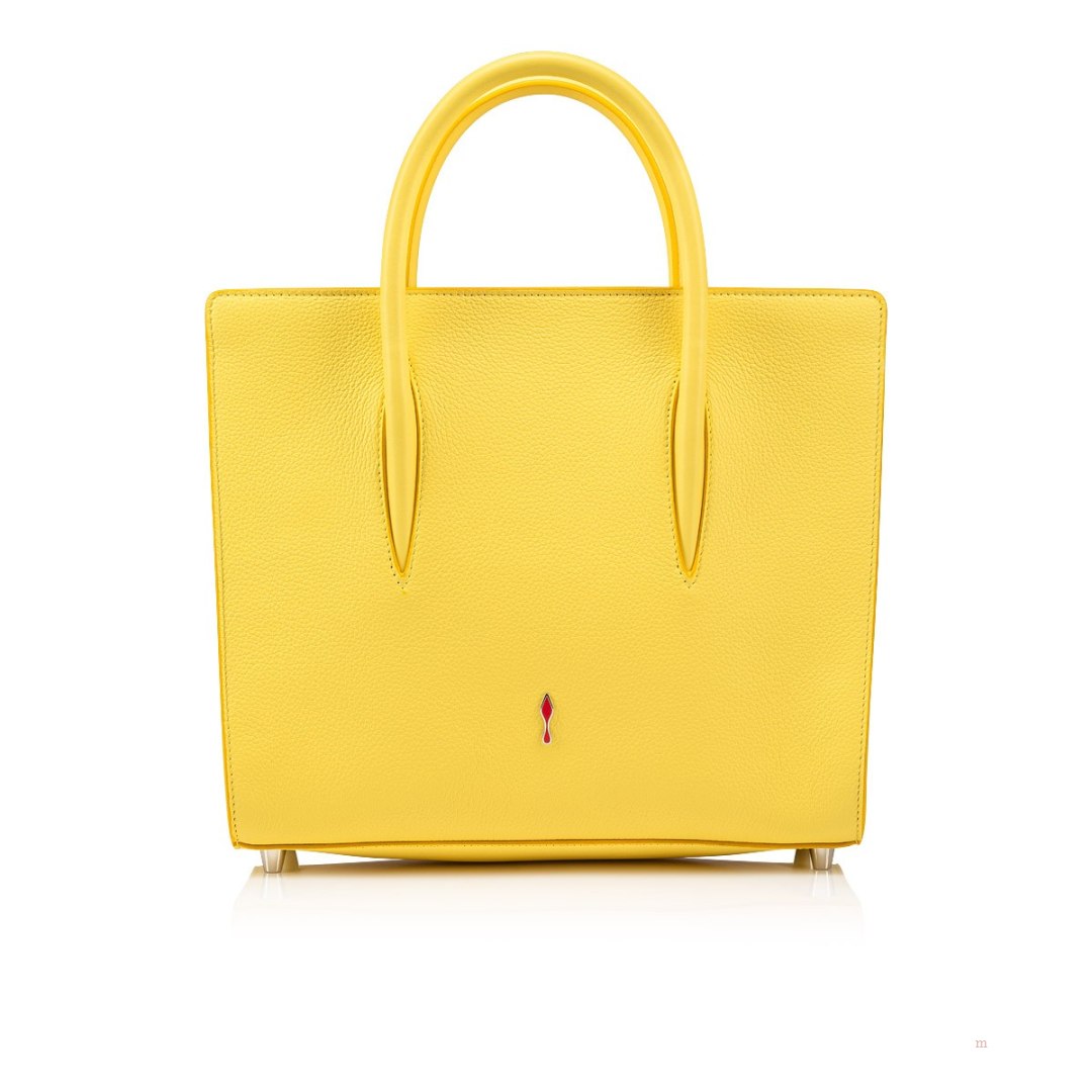 Christian Louboutin Paloma medium Women's Handbags Yellow | CUPLRN167