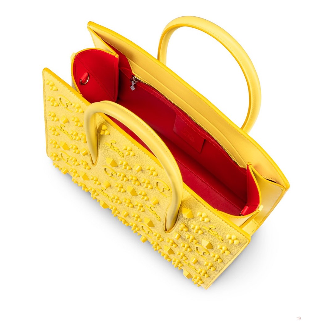 Christian Louboutin Paloma medium Women's Handbags Yellow | CUPLRN167