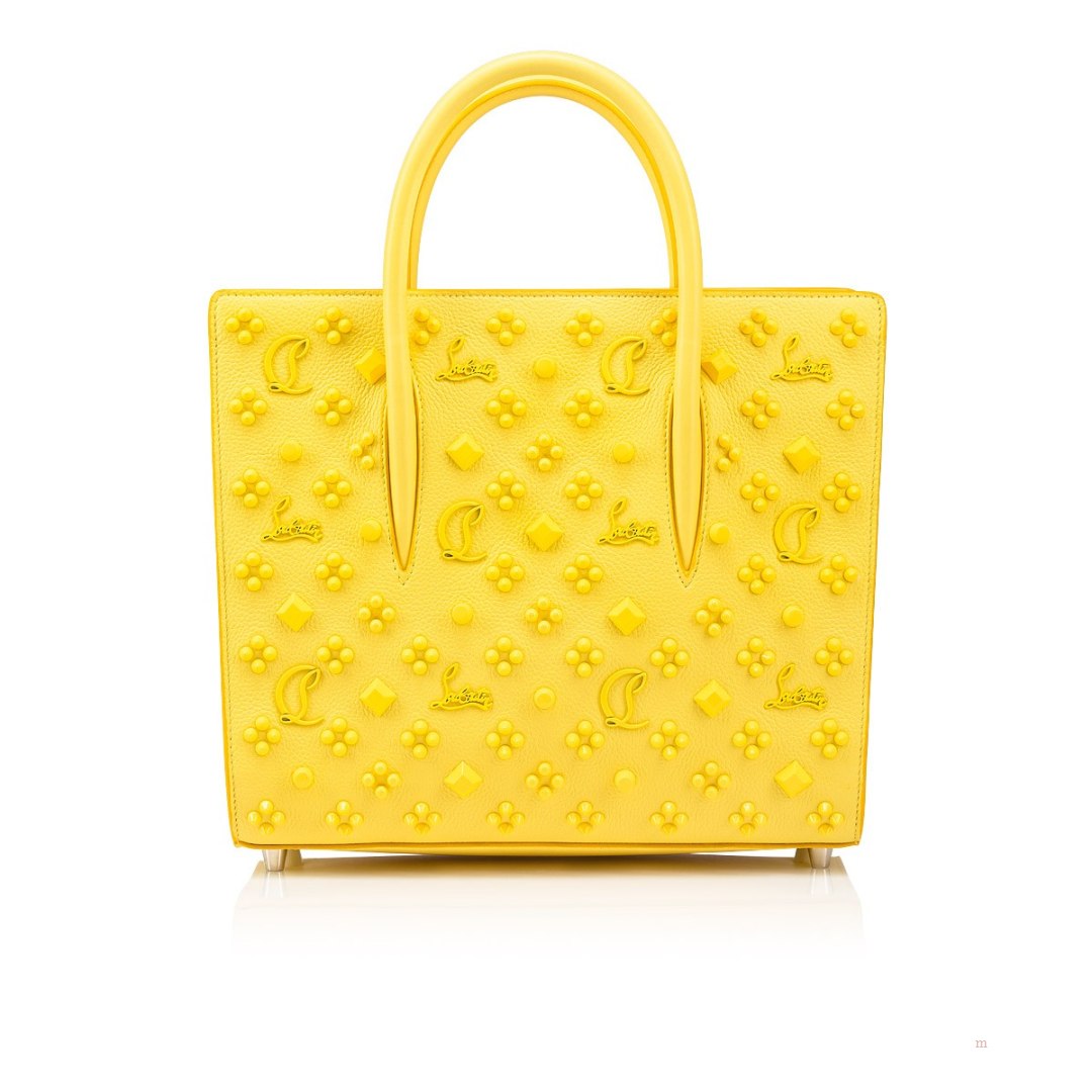 Christian Louboutin Paloma medium Women\'s Handbags Yellow | CUPLRN167