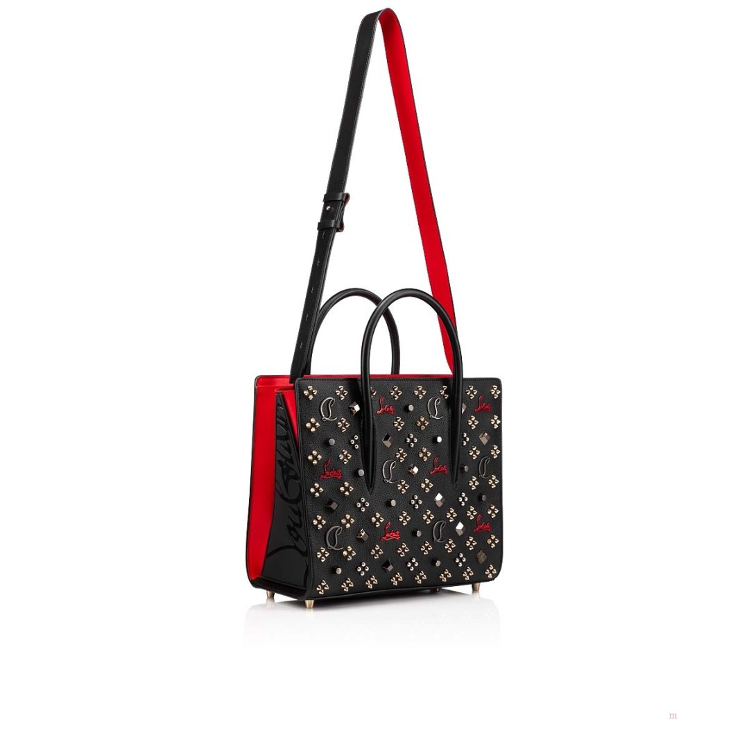 Christian Louboutin Paloma medium Women's Handbags Black | IBNMFD830