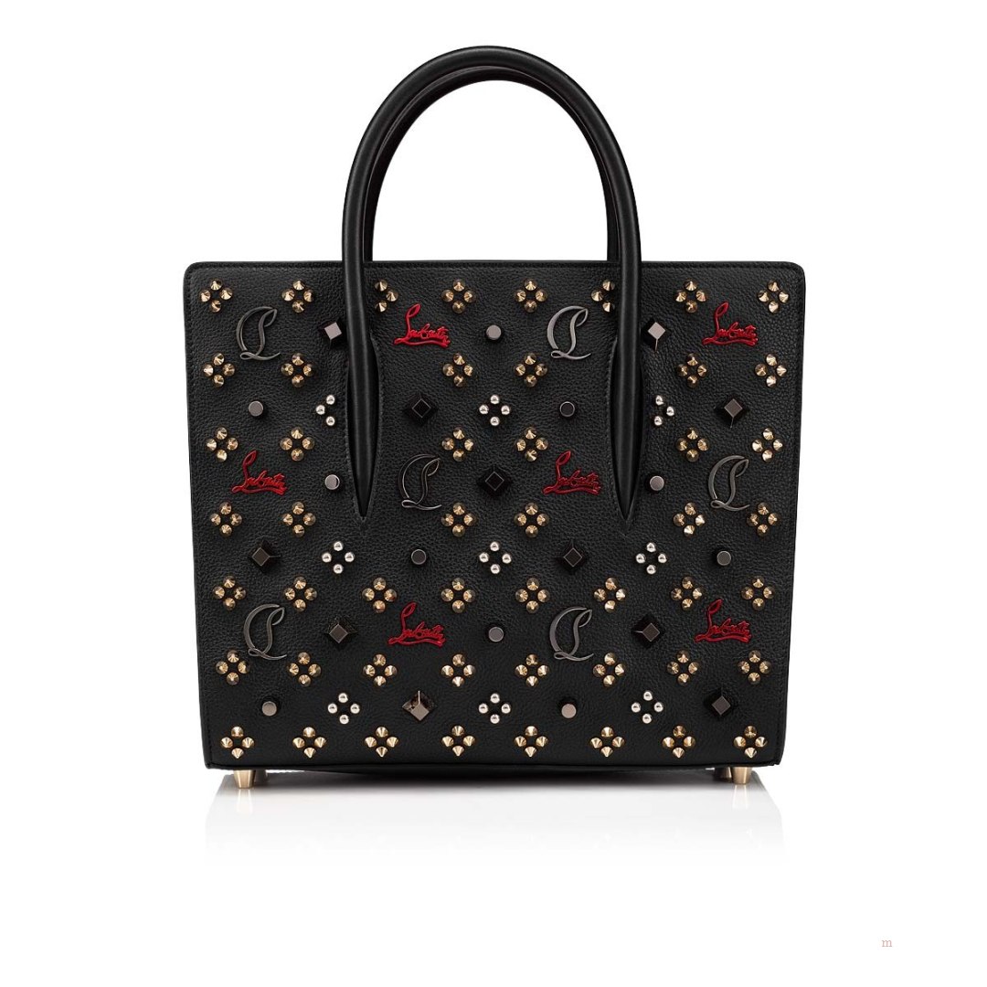 Christian Louboutin Paloma medium Women\'s Handbags Black | IBNMFD830